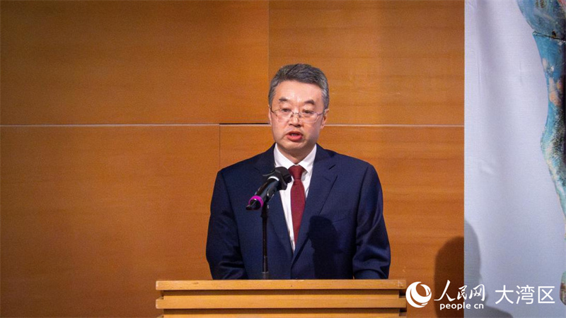 中国文物交流中心主任谭平致辞。人民网 吴宇扬扬摄